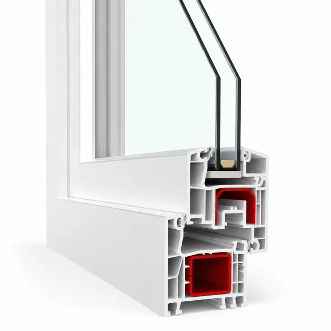 Coupe profilé IDEAL 4000 — double vitrage renforcé