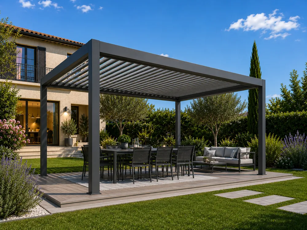 Pergola bioclimatique aluminium
