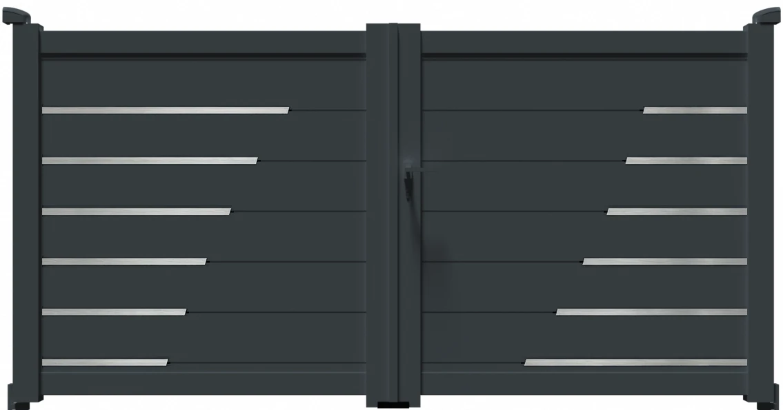 Portail battant aluminium CHERBOURG
